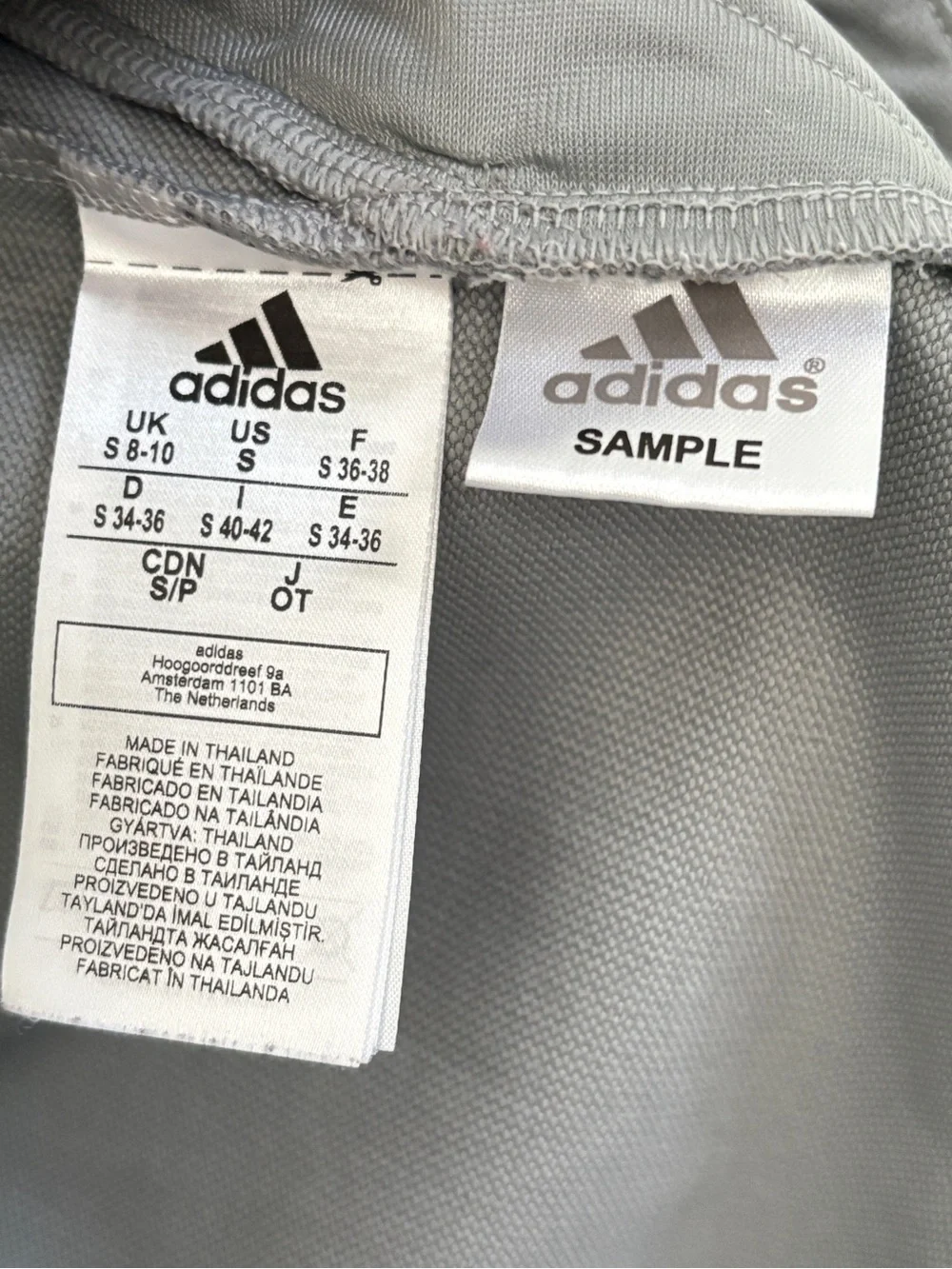 Adidas Men 1/4 Zip Long Sleeve Windbreaker Pullover Small Sample Running Golf